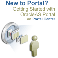 Get Started with Oracle Portal on Portal Center
